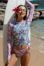 Load image into Gallery viewer, Sunrise Raspberry Long Rashvest