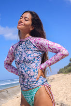 Load image into Gallery viewer, Sunrise Raspberry Long Rashvest