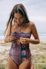 Load image into Gallery viewer, Rosa retro One Piece ♲