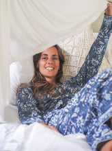 Load image into Gallery viewer, Long Pyjama Set - Indigo Blue