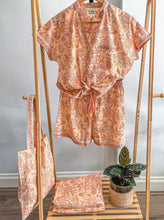 Load image into Gallery viewer, Short Pyjama Set - Coral Peach
