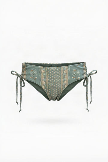 Lila Ruched Low Bottom in Fern