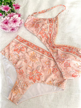 Load image into Gallery viewer, Blossom high waist bottom CORAL ♲
