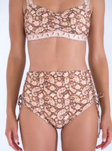 Load image into Gallery viewer, Indie High Waist Bottom Ruched Caramel ♲
