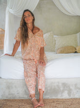 Load image into Gallery viewer, Long Pyjama Set - Coral Peach
