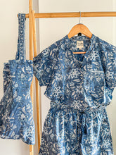 Load image into Gallery viewer, Short Pyjama Set - Indigo Blue
